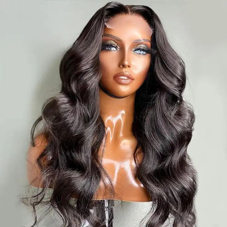 Dorsanee Hair Body Wave Human Hair Wigs 6x6 Lace Closure Wig HD Transparent Lace Wigs Human Hair Wig for woman