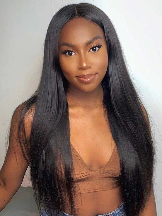 Dorsanee Hair Straight V part Wigs No Leave Out Natural Scalp Protective Wigs Beginner Friendly