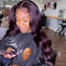 Dorsanee Hair Dark Purple Pure Colored Body Wave 13x4 Lace Frontal Wig Human Hair Wigs