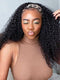 Dorsanee Headband Pre Style Jerry Kinky Curly Virgin Human Hair Wigs
