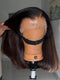 Dorsanee 8 10 12 inch Natural Dark Brown Short Bob 13X4 Lace Front Human Hair Wigs