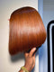 Dorsanee 8 10 12inch Short Bob Chestnut Burgundy Red Chocolate Brown Elegant 13x4 Lace Frontal Human Hair Wigs