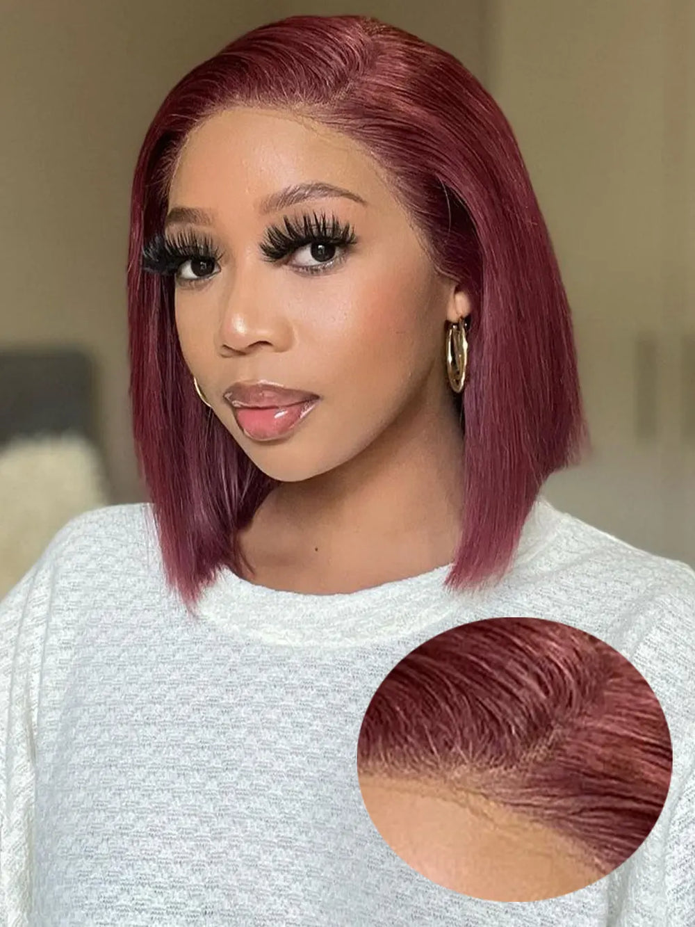 99J_Burgundy_Straight_Hair_Short_Bob_Wig_Lace_Front_Human_Hair_Bob_Wigs