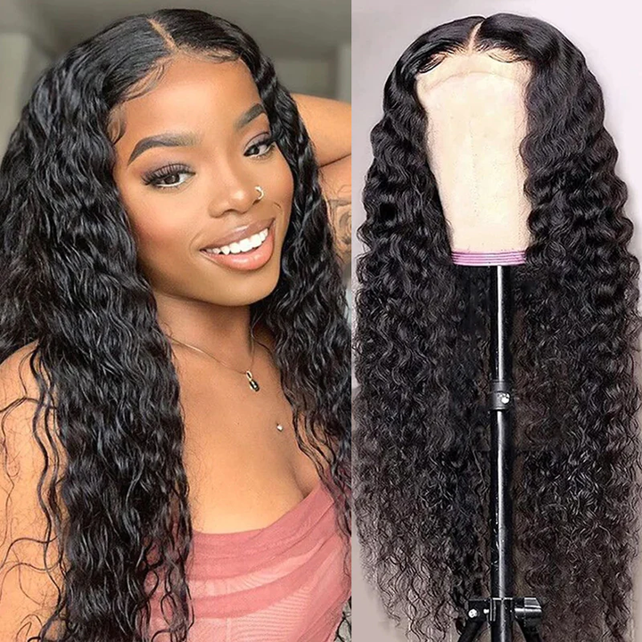 Dorsanee hair jerry curly 5×5 HD lace closure human hair wigs for black girls