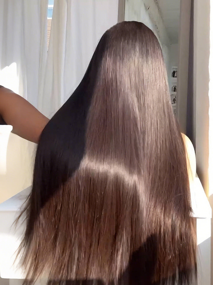 Dorsanee Airy Breathable Full Lace Frontal Free Part Natural Scalp Human Hair Wigs