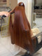 Dorsanee Auburn Copper Brown Bone Straight 13x4 Lace Front Human Hair Wigs