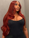 Dorsanee Auburn Copper Red Brown 13x4 Lace Front Virgin Human Hair Wig