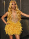 Dorsanee Birthday Party Golden Honey Blonde 13x4 Lace Front Human Hair Wig