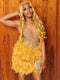 Dorsanee Birthday Party Golden Honey Blonde 13x4 Lace Front Human Hair Wig