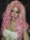 Dorsanee Birthday Pastel Cotton Candy Pink 13x4 Lace Front Human Hair Wigs