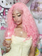 Dorsanee Birthday Pastel Cotton Candy Pink 13x4 Lace Front Human Hair Wigs