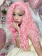 Dorsanee Birthday Pastel Cotton Candy Pink 13x4 Lace Front Human Hair Wigs