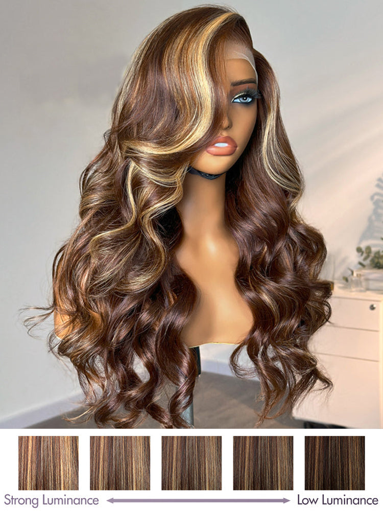 Dorsanee body wave money-piece-colored-human-hair-wigs