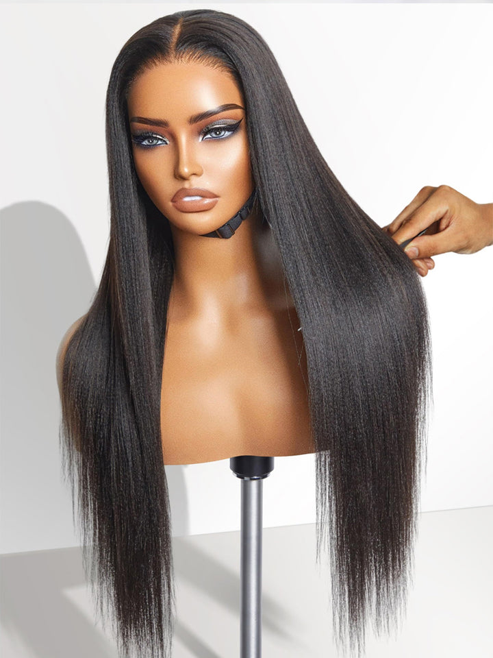 Bone Straight Lace Front Human Hair Pre Plucked 13x4 HD Human Hair Lace Front Wigs