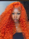 Dorsanee 250 Density Ginger Wet and Wavy Water Wave 13x4 Lace Front Human Hair Wig