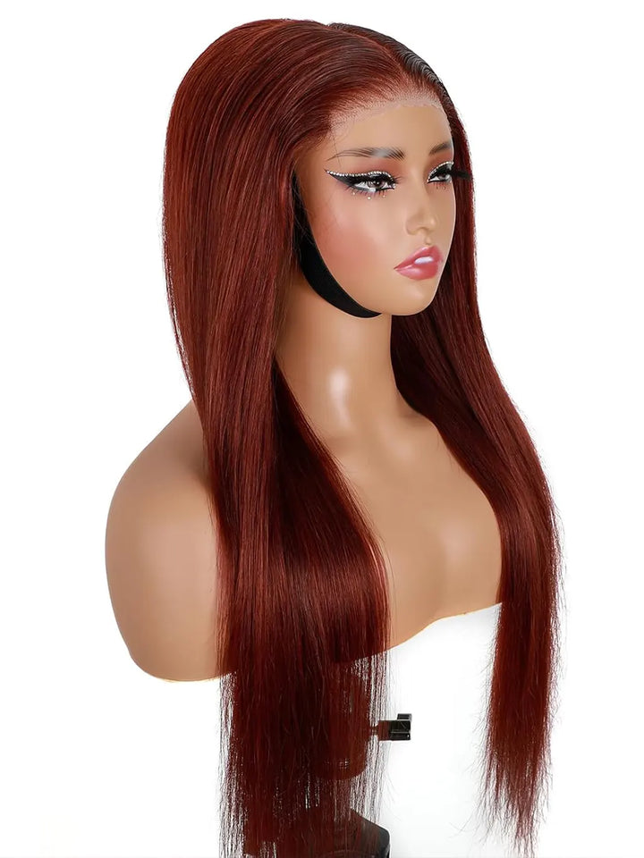 Burgundy_Lace_Front_Wigs_Human_Hair_Pre_Plucked_6x4_HD_Straight_Human_Hair_Wear_Go_Wig_Colored_10A_Reddish_Brown_Frontal_Wig_180_Density_Glueless_Wigs