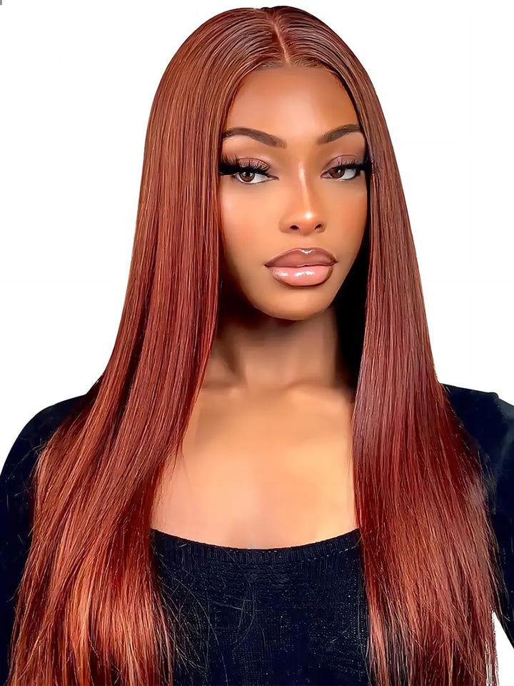 Burgundy_Lace_Front_Wigs_Human_Hair_Pre_Plucked_6x4_HD_Straight_Human_Hair_Wear_Go_Wig_Colored_10A_Reddish_Brown_Frontal_Wig_180_Density_Glueless_Wigs_Human_Hair_Wig