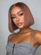 Dorsanee Chic Short Brown Pixie Cut Bob Wigs Mature Women Easy-to-style Straight Hair
