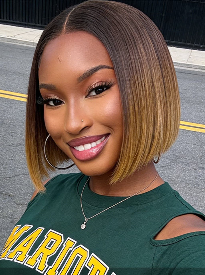 Dorsanee Chic Short Brown Pixie Cut Bob Wigs Mature Women Easy-to-style Straight Hair