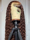 Dorsanee Choclate Brown Burmesely Curly 13x4 Lace Front Human Hair Wigs