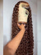 Dorsanee Choclate Brown Burmesely Curly 13x4 Lace Front Human Hair Wigs