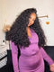 Dorsanee Coily Deep Curly 300 Density 13x4 Lace Front Human Hair Wigs