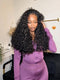Dorsanee Coily Deep Curly 300 Density 13x4 Lace Front Human Hair Wigs