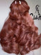 Dorsanee Copper Chestnut Reddish Brown 13X4 Lace Front Human Hair Wigs 250 300 Density