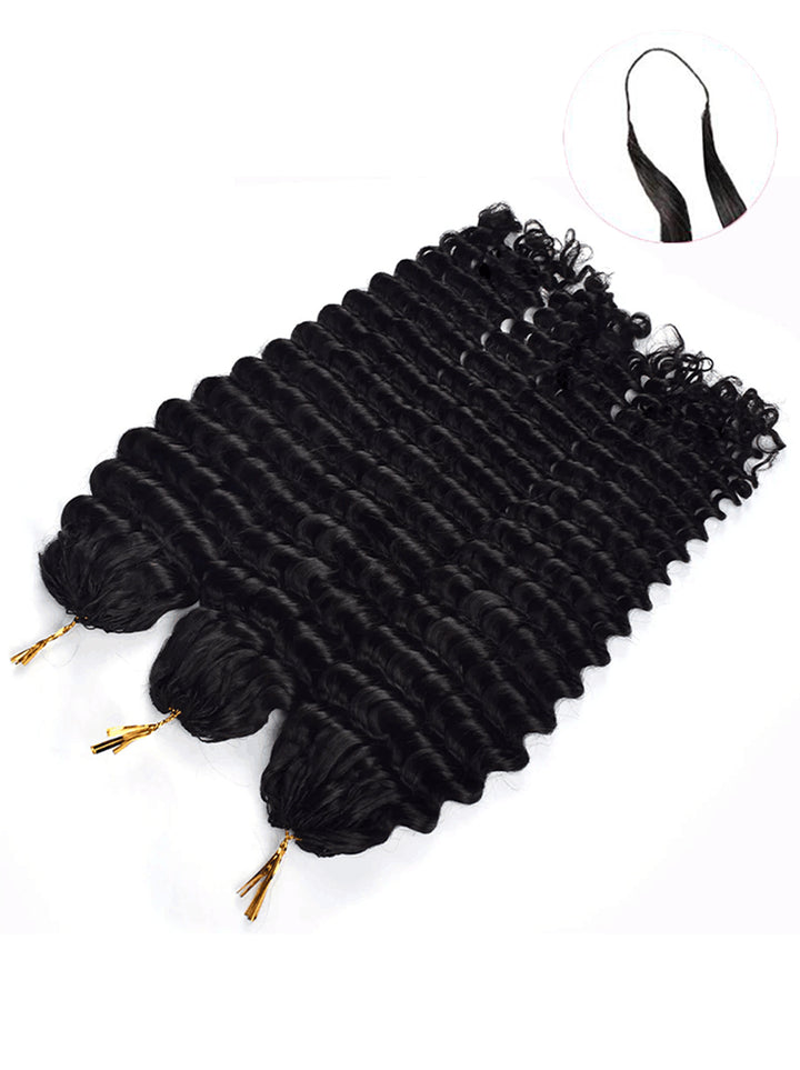 Dorsanee Crochet Burmese Kinky Pissy Curly Human Hair Extensions