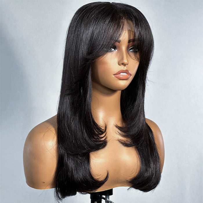 Dorsanee Hair 13x4 Curtain Bangs Wig