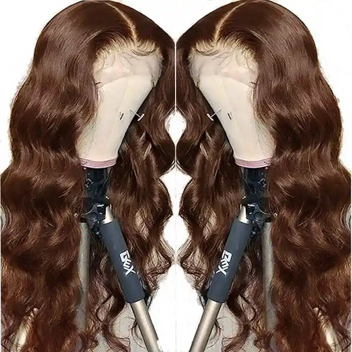 Dorsanee hair body wave brown 360 HD lace frontal wigs-Flash sale 50% OFF