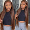 Dorsanee Hair #4 Chocolate Brown Colored 13x4 Lace Front Straight Natural Human Hair Wig For Black Women
