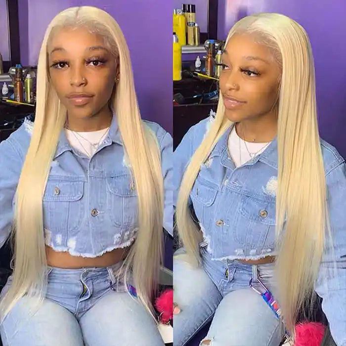 Dorsanee Hair Straight 613 Wigs Blonde 13x4 Lace Front Wigs 200% Density For Black Women