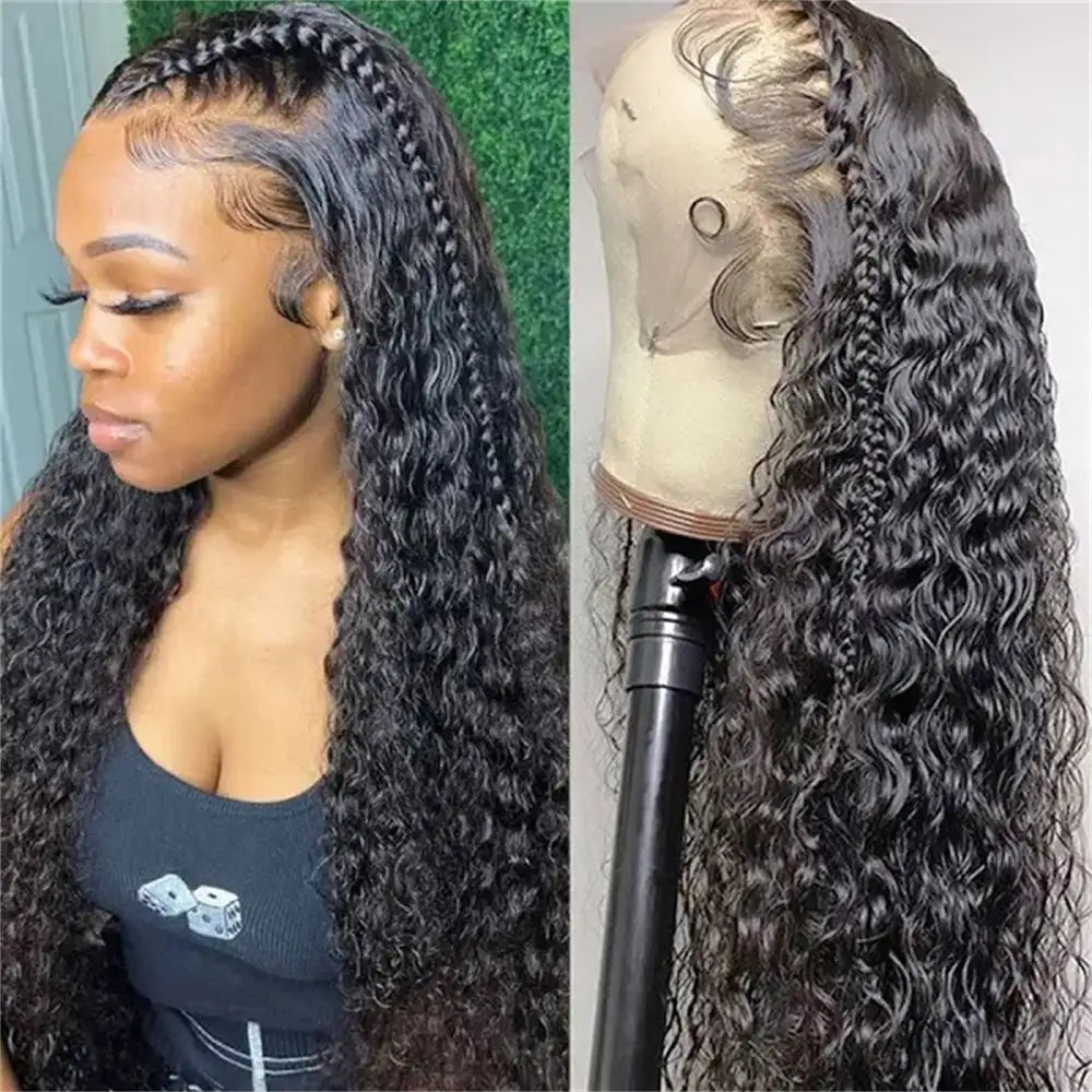 Dorsanee hair water wave 13x4 HD lace frontal wigs ,flash sale 50% off-$159= 24"lace front wigs