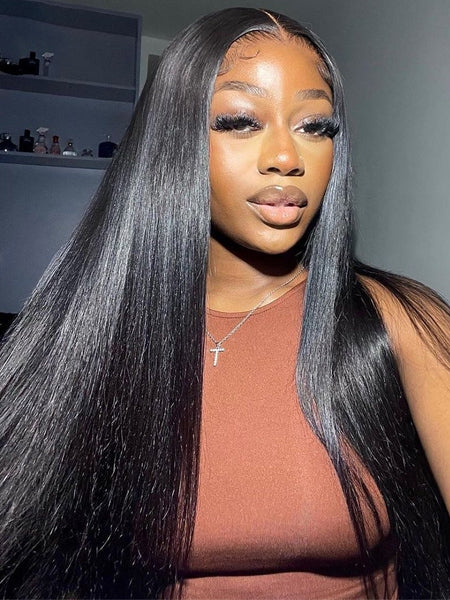 5x5 Straight Glueless Wig Pre Plucked HD Lace Wigs Wear Go Human Hair Wigs