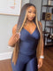 Dorsanee Dark Brown Caramel Blonde Face-Framing Highlights Bone Straight 300 Density 13x4 Lace Front Human Hair Wigs