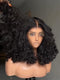 Dorsanee Dark Chocolate Brown Defined Deep Curly Short Bob 13x4 Lace Front Human Hair Wigs