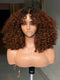 Dorsanee Dark Chocolate Brown Defined Deep Curly Short Bob 13x4 Lace Front Human Hair Wigs