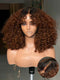 Dorsanee Dark Chocolate Brown Defined Deep Curly Short Bob 13x4 Lace Front Human Hair Wigs