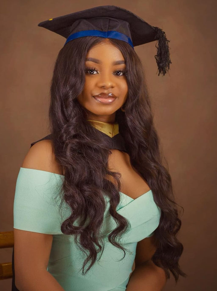 Dorsanee Dark Chocolate Brown Student Affordable Back to School Graduation College Girl 13x4 Lace Front Human Hair Wig