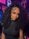 Dorsanee Deep Spiral Curly Shoulder Length Short Bob 13x4 Lace Front Human Hair Wigs