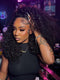 Dorsanee Deep Spiral Curly Shoulder Length Short Bob 13x4 Lace Front Human Hair Wigs