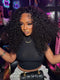Dorsanee Deep Spiral Curly Shoulder Length Short Bob 13x4 Lace Front Human Hair Wigs