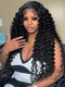 Dorsanee Defined Deep Wave Curls 250 300 Density 13x4 Lace Front Human Hair Wigs