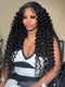 Dorsanee Defined Deep Wave Curls 250 300 Density 13x4 Lace Front Human Hair Wigs