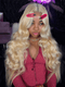Dorsanee 613 Blonde Body Wave 13x4 Transparent Lace Front Virgin Human Hair Wig