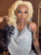 Dorsanee Ombre Blonde Black Straight Body Wave 13x4 Lace Front Human Hair Wigs