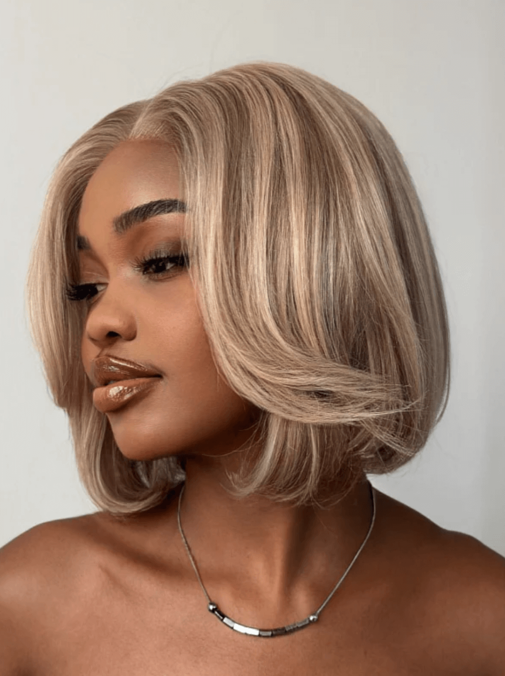 Dorsanee  Strawberry Honey Blonde Short Pixie Cut Bob 13x4 Lace Front Human Hair Wigs