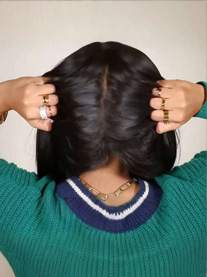 Dorsanee Undetectable Natural Scalp Full Lace Free Part Human Hair Wig