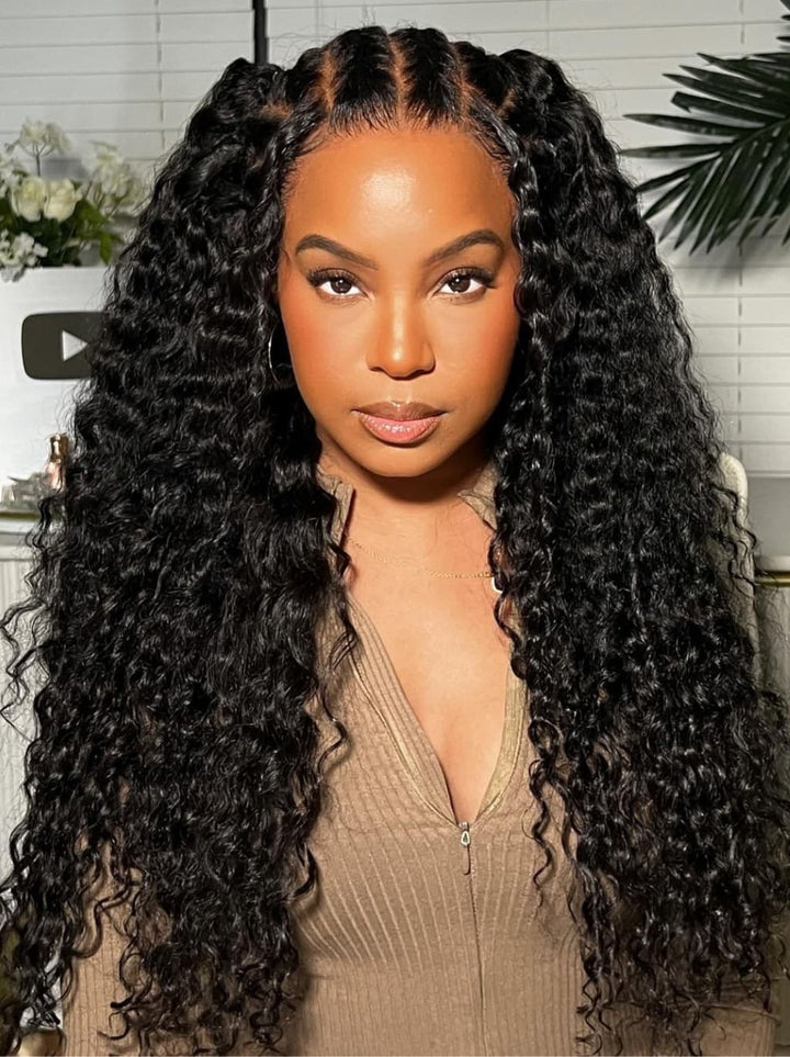 30"=$199 💥$200 OFF 2 Days Fast Shipping Water Wave Body Wave Bob Human Hair Wig